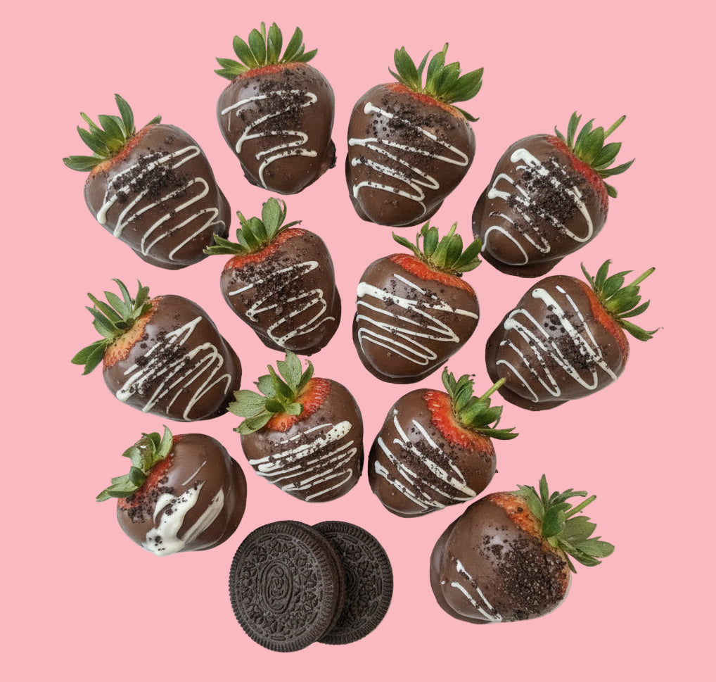 Oreo Crunch Chocolate -Covered Strawberries