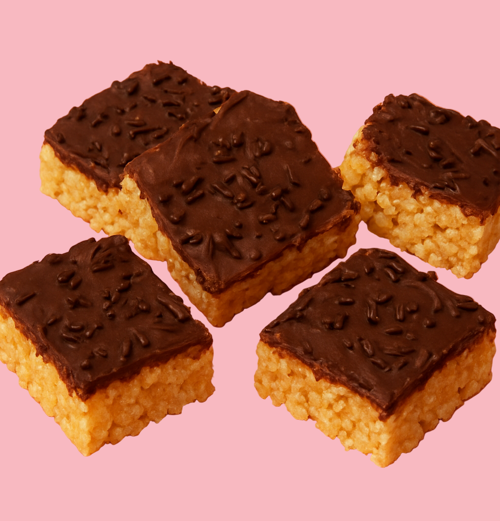 Semi Sweet Rice Krispies Treats (Chocolate Covered Edition)