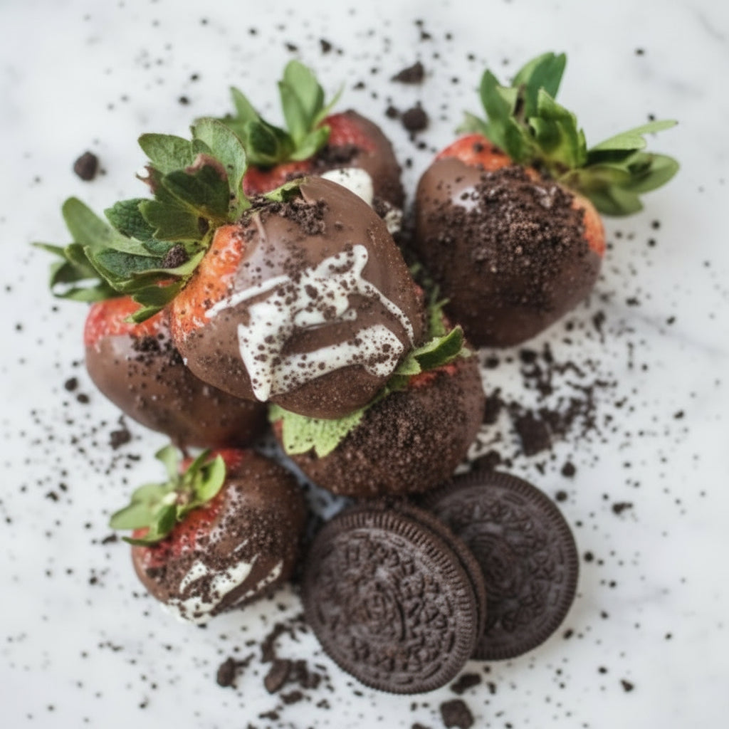Oreo Crunch Chocolate -Covered Strawberries